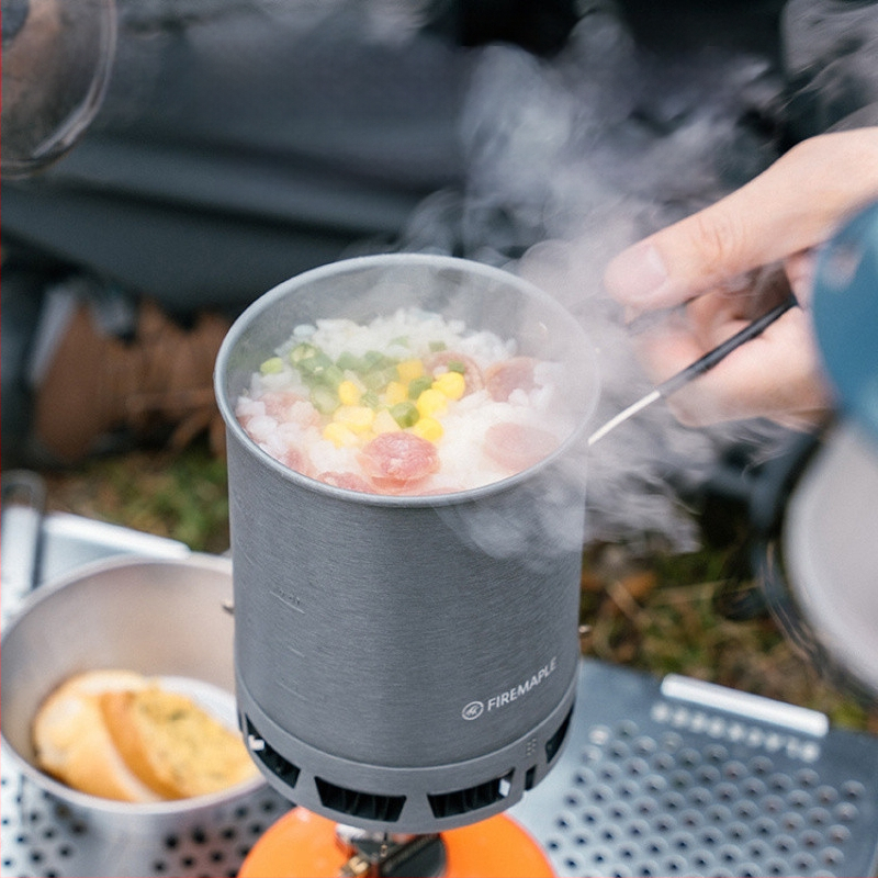 Многофункционален Green II Hot Single Pot съд за готвене на открито, къмпинг, туризъм, катерене, съдове за готвене, универсален съд за готвене