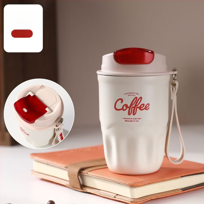 Δημοφιλές θερμός από ανοξείδωτο ατσάλι 316 για το σπίτι και το γραφείο, φλιτζάνι καφέ υψηλής εμφάνισης, φορητό κύπελλο άμεσου πόσιμου νερού για υπαίθριες αθλητικές δραστηριότητες