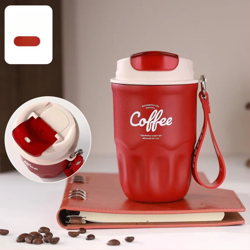 Δημοφιλές θερμός από ανοξείδωτο ατσάλι 316 για το σπίτι και το γραφείο, φλιτζάνι καφέ υψηλής εμφάνισης, φορητό κύπελλο άμεσου πόσιμου νερού για υπαίθριες αθλητικές δραστηριότητες