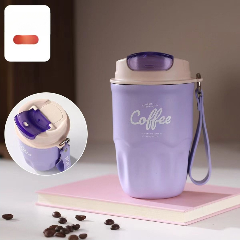 Δημοφιλές θερμός από ανοξείδωτο ατσάλι 316 για το σπίτι και το γραφείο, φλιτζάνι καφέ υψηλής εμφάνισης, φορητό κύπελλο άμεσου πόσιμου νερού για υπαίθριες αθλητικές δραστηριότητες