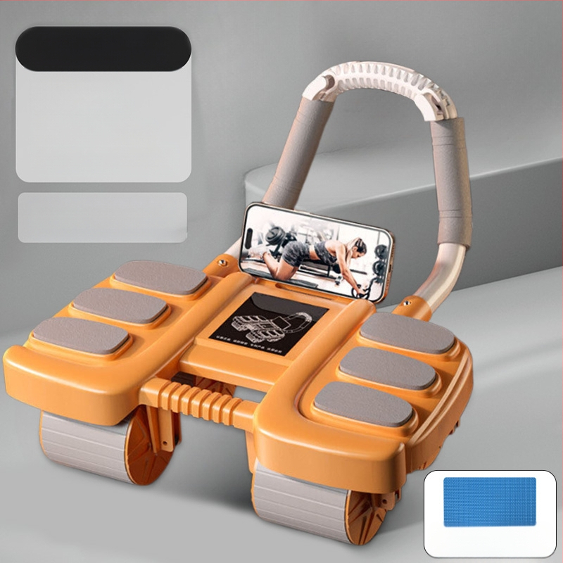 Uus neljarattaline automaatne kõhulihaste ratas meestele ja naistele mõeldud treeningvarustus Artifact Sports Home kõhulihaste ratas