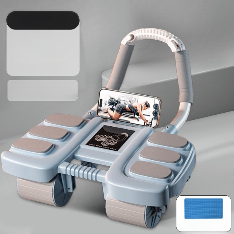 Uus neljarattaline automaatne kõhulihaste ratas meestele ja naistele mõeldud treeningvarustus Artifact Sports Home kõhulihaste ratas