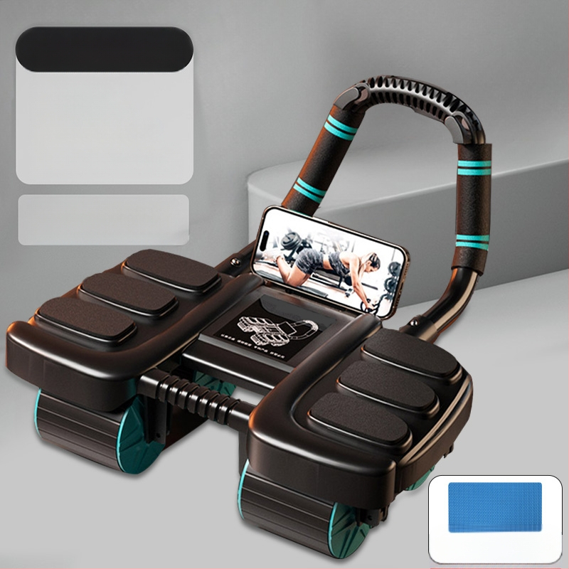 Uus neljarattaline automaatne kõhulihaste ratas meestele ja naistele mõeldud treeningvarustus Artifact Sports Home kõhulihaste ratas