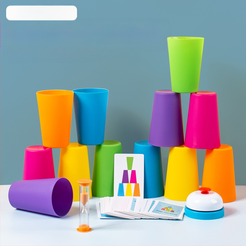 Bērnu sacensību kauss Ātri pagatavojama kausa bērnudārzs Agrīnās izglītības intelekts Krāsu izziņa Vecāku un bērnu interaktīvas galda spēles rotaļlietas Pārrobežu