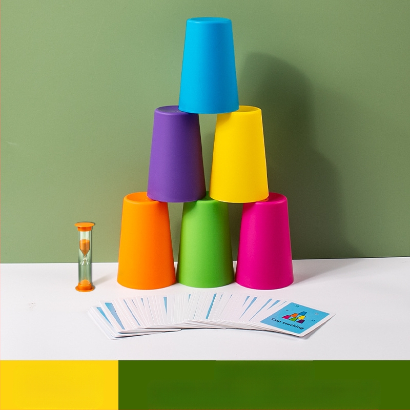 Bērnu sacensību kauss Ātri pagatavojama kausa bērnudārzs Agrīnās izglītības intelekts Krāsu izziņa Vecāku un bērnu interaktīvas galda spēles rotaļlietas Pārrobežu