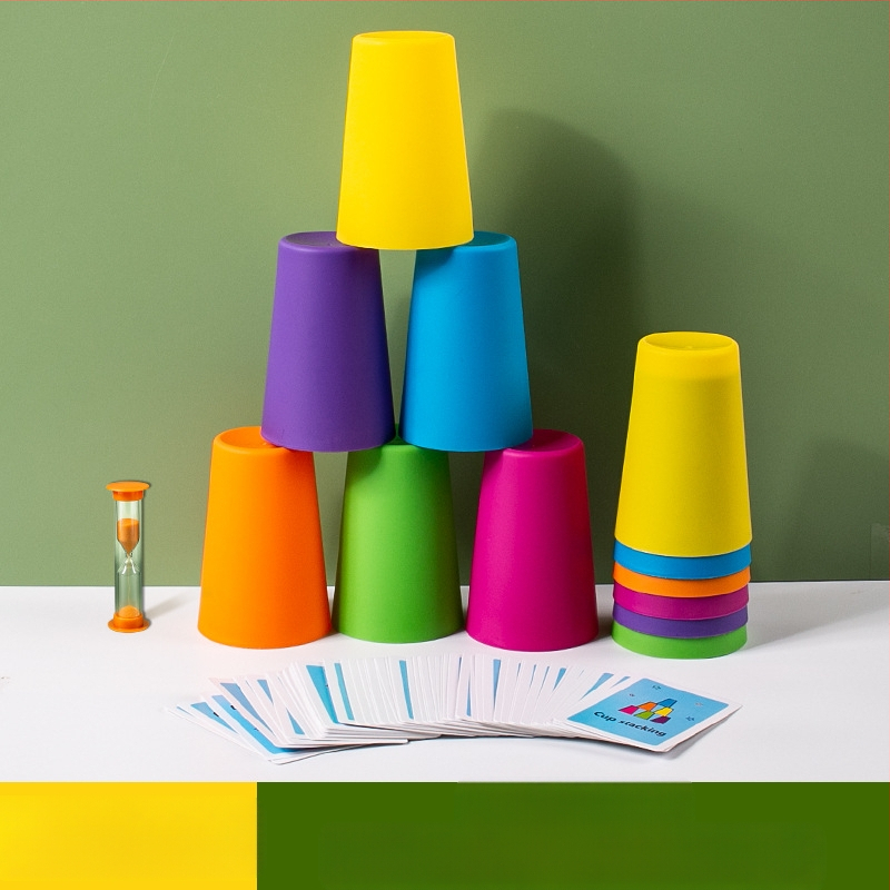 Bērnu sacensību kauss Ātri pagatavojama kausa bērnudārzs Agrīnās izglītības intelekts Krāsu izziņa Vecāku un bērnu interaktīvas galda spēles rotaļlietas Pārrobežu