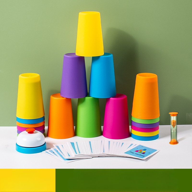 Bērnu sacensību kauss Ātri pagatavojama kausa bērnudārzs Agrīnās izglītības intelekts Krāsu izziņa Vecāku un bērnu interaktīvas galda spēles rotaļlietas Pārrobežu