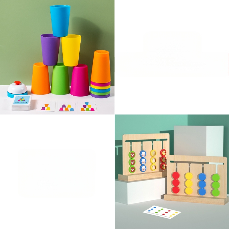 Bērnu sacensību kauss Ātri pagatavojama kausa bērnudārzs Agrīnās izglītības intelekts Krāsu izziņa Vecāku un bērnu interaktīvas galda spēles rotaļlietas Pārrobežu