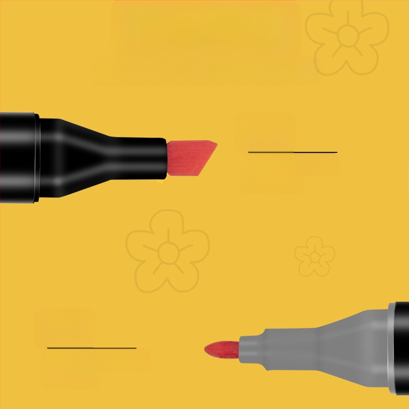 Didmeninė prekyba lietimui jautriais vaikų žymekliais, 48 spalvų meistriškais dvigubos galvutės meno specialiais piešimo įrankiais, spalvotais rašikliais, tiesiogiai tiekiamais iš gamintojų.