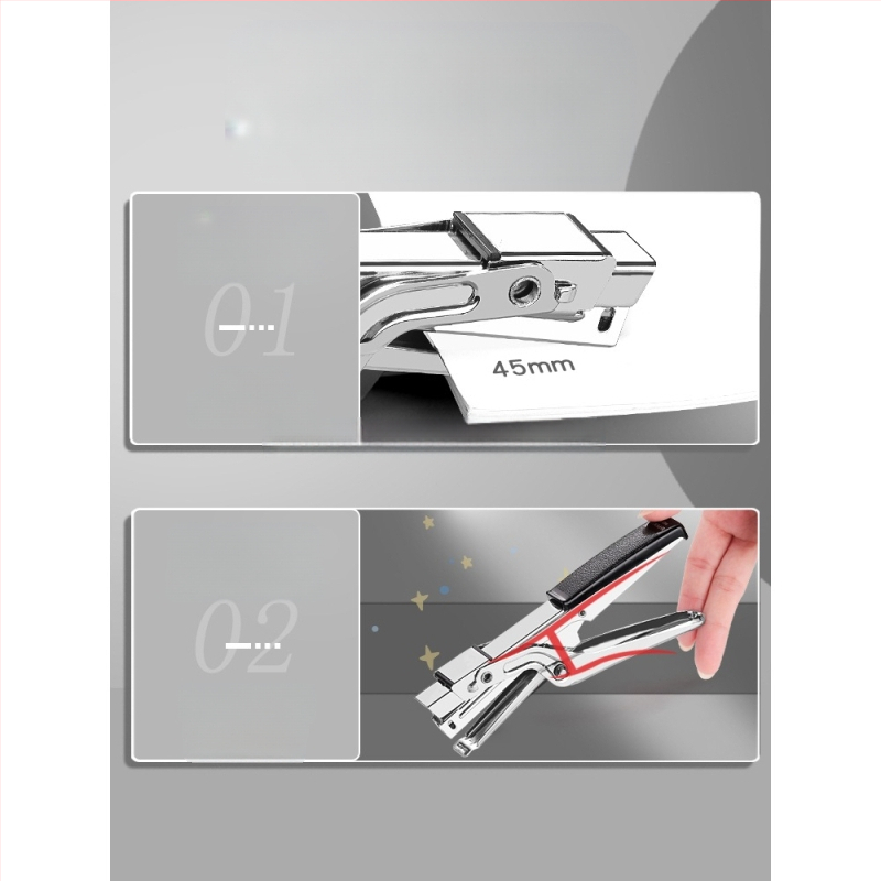 Tööjõudu säästev käeshoitav klammerdaja, multifunktsionaalne kommertsklammerdaja paksude raamatute jaoks, üliõpilasbüroo kasutamiseks, suur formaat, suur koduköitmine