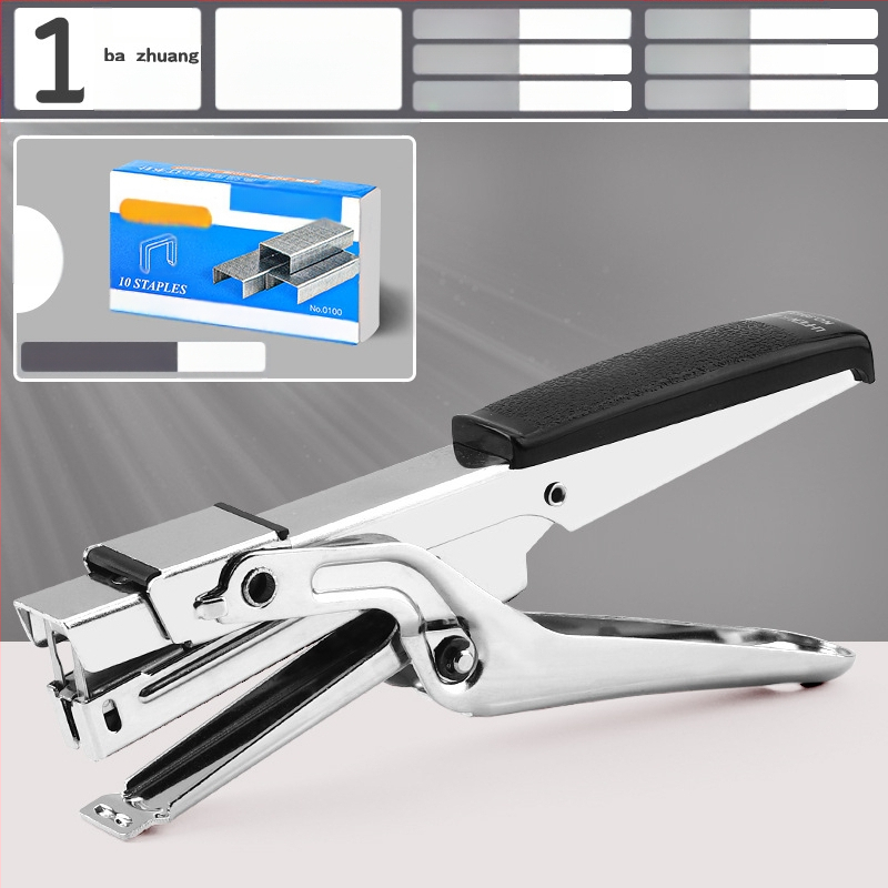 Tööjõudu säästev käeshoitav klammerdaja, multifunktsionaalne kommertsklammerdaja paksude raamatute jaoks, üliõpilasbüroo kasutamiseks, suur formaat, suur koduköitmine
