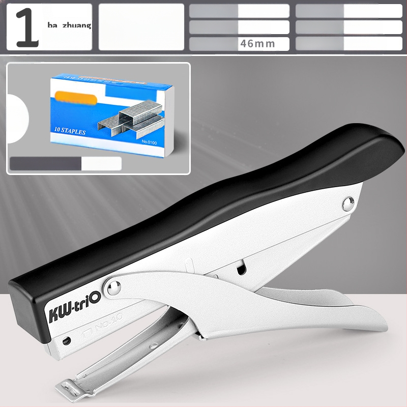 Tööjõudu säästev käeshoitav klammerdaja, multifunktsionaalne kommertsklammerdaja paksude raamatute jaoks, üliõpilasbüroo kasutamiseks, suur formaat, suur koduköitmine