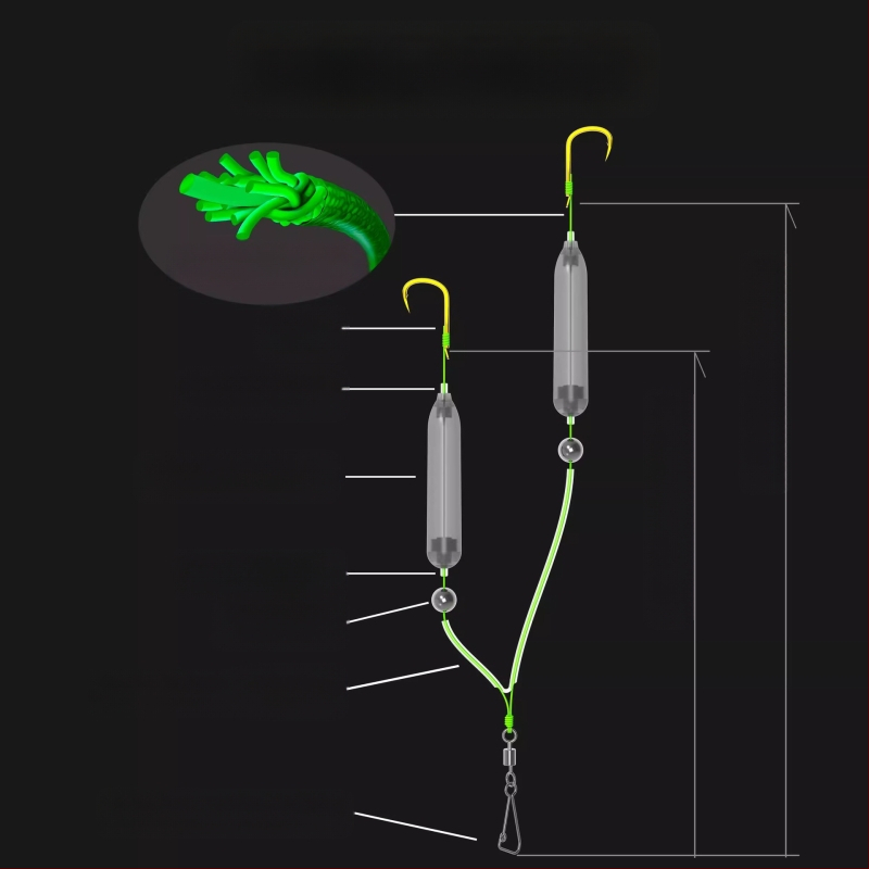 Takerdumisvastane topeltkonks, viimistletud Euroopa karpkala konks, tagurpidi põhjapüügikomplekt, õngekonks, kuldne varrukas, kuldne meriõhtu, ise-ni takerdumisvastane põhjakonks