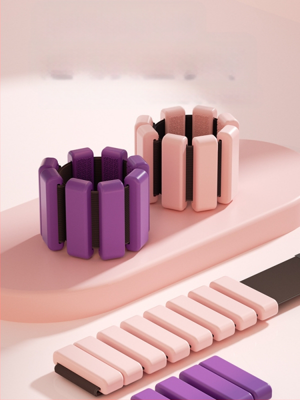 Sportinė svorio apyrankė su universalia reguliuojama medžiaga, pilnas nematomų svorį didinančių rankos, riešo, pėdos tamprės su švino blokeliu komplektas