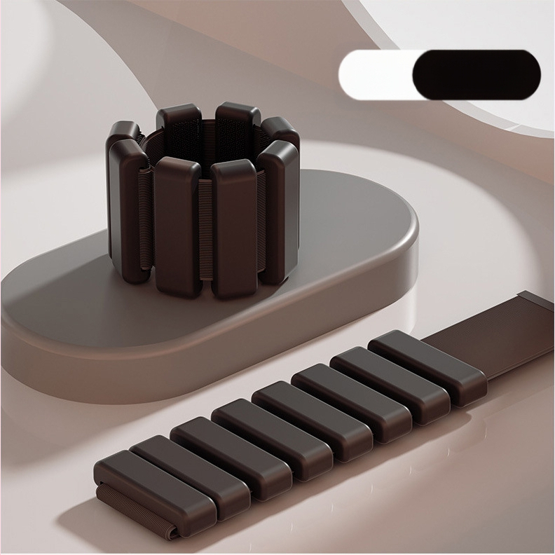 Sportinė svorio apyrankė su universalia reguliuojama medžiaga, pilnas nematomų svorį didinančių rankos, riešo, pėdos tamprės su švino blokeliu komplektas