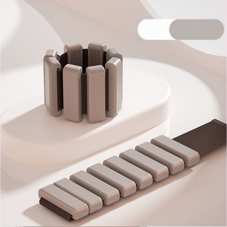 Sportinė svorio apyrankė su universalia reguliuojama medžiaga, pilnas nematomų svorį didinančių rankos, riešo, pėdos tamprės su švino blokeliu komplektas