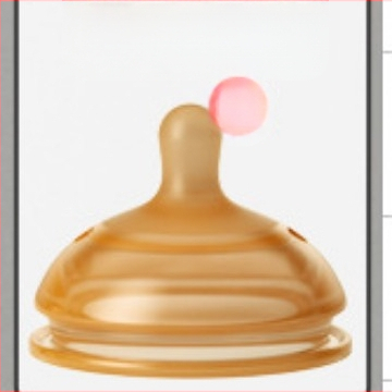 Silikoonist võõrutuspudel vastsündinutele, 6 kuud ja vanemad, rinnapiima kaarekujulise disainiga lutt