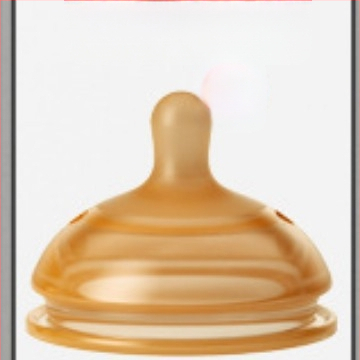 Silikoonist võõrutuspudel vastsündinutele, 6 kuud ja vanemad, rinnapiima kaarekujulise disainiga lutt