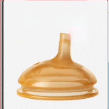 Silikoonist võõrutuspudel vastsündinutele, 6 kuud ja vanemad, rinnapiima kaarekujulise disainiga lutt