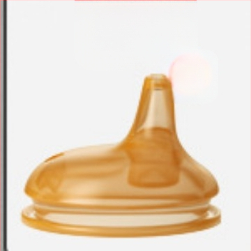 Silikoonist võõrutuspudel vastsündinutele, 6 kuud ja vanemad, rinnapiima kaarekujulise disainiga lutt