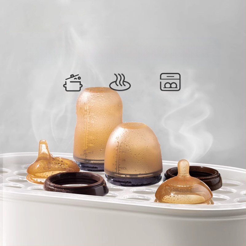 Silikoonist võõrutuspudel vastsündinutele, 6 kuud ja vanemad, rinnapiima kaarekujulise disainiga lutt