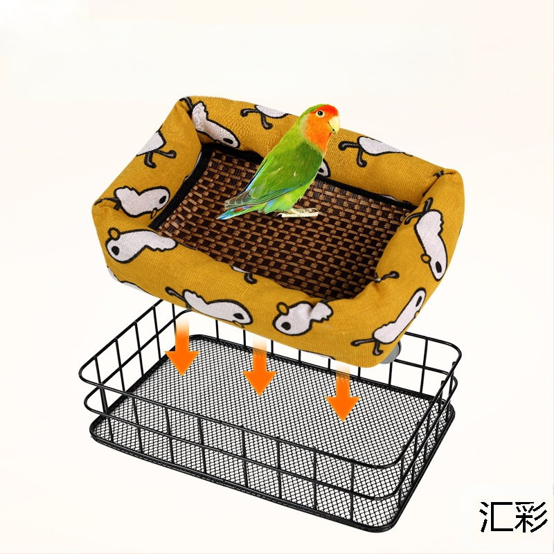 Papagoivoodi, rauddiivan, võrkkiik, soe platvorm, pojeng, Xuanfeng, linnupesa, magamislinnupesa, magamislinnu puuri platvorm