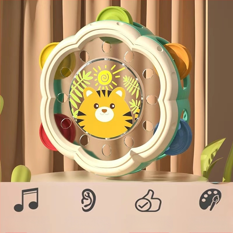 Tarpvalstybiniai vaikų rankų plojimai tamburinui, smėlio plaktukui, berniukams ir mergaitėms, koncentracijos lavinimas, intelektualinis vystymasis, smegenų barškutis, ankstyvojo ugdymo žaislai