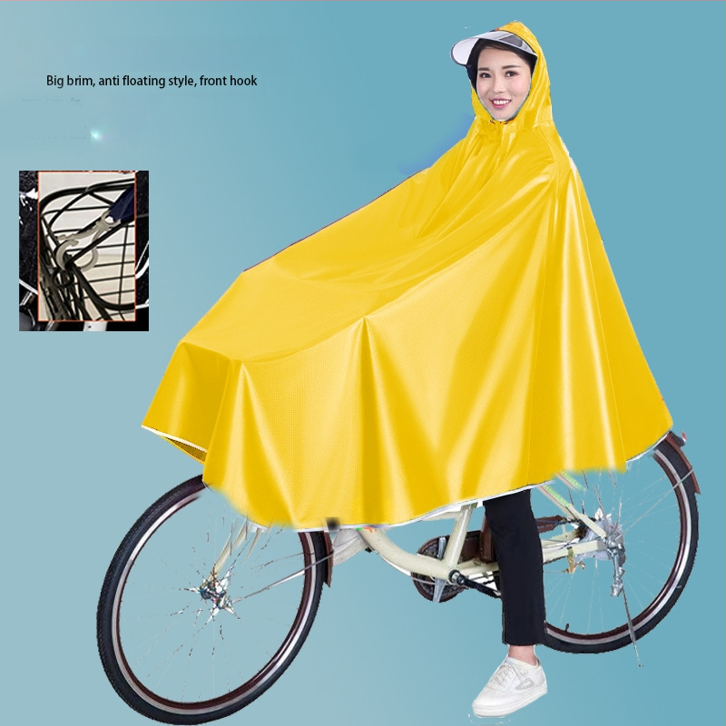 Jalgratta poncho vihmamantel elektriautole vihmakindel suurendatud ühe jalgrattaga akuga auto poncho meeste ja naiste täiskasvanute vihmamantel