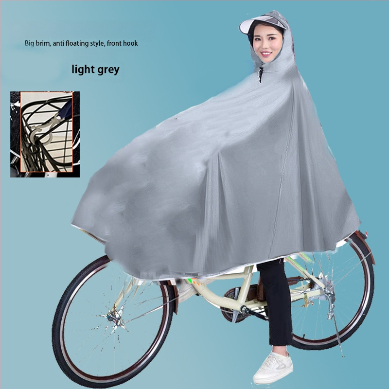 Jalgratta poncho vihmamantel elektriautole vihmakindel suurendatud ühe jalgrattaga akuga auto poncho meeste ja naiste täiskasvanute vihmamantel