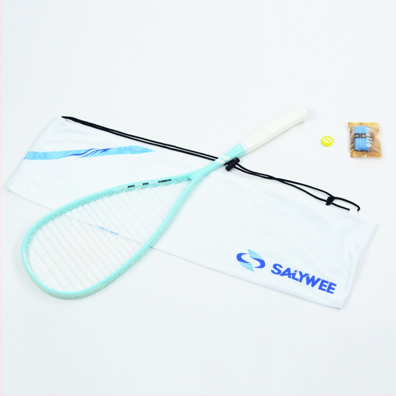 „Salywee“ patobulinta visiškai anglies pluošto profesionali skvošo raketė „Olivia 2.0“ integruota itin lengva 155 ± 5 g