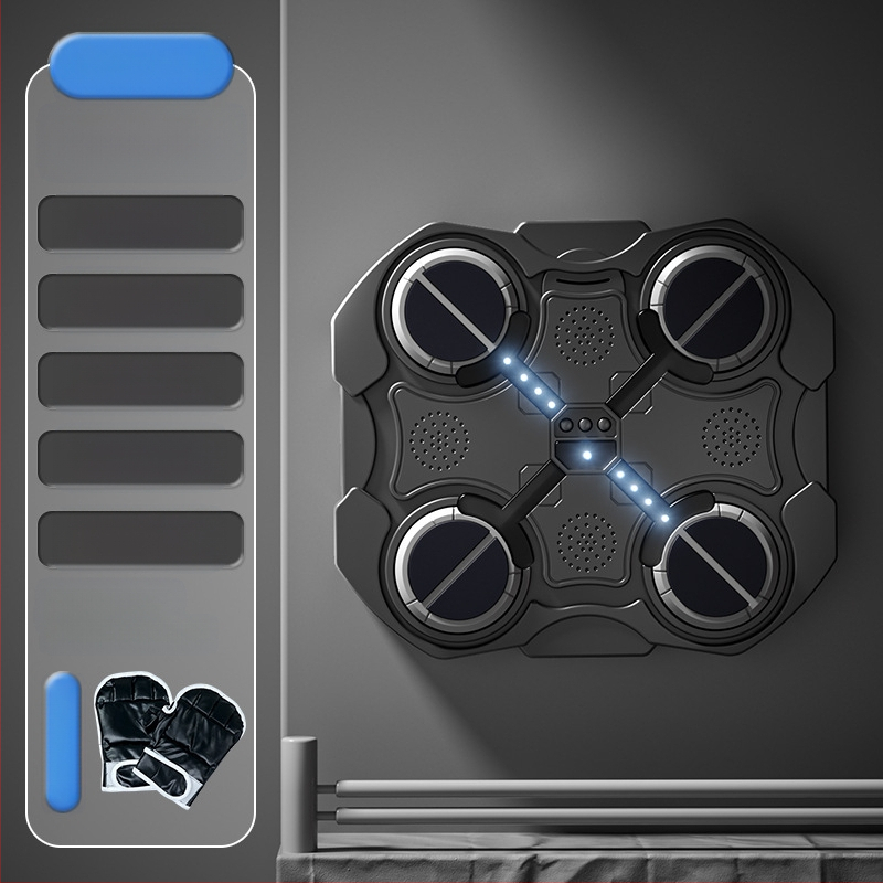 Rütmimuusika poksiseina sihtmärk Kodune laste poksitreener Dekompressiooniharjutus Nutikas Bluetooth-elektrooniline poksimasin