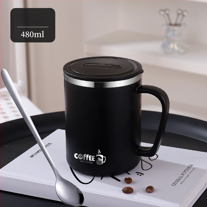 304 nerūdijančio plieno puodelis, dvigubo sluoksnio izoliuotas pieno puodelis, apsaugantis nuo kritimo, vandens puodelis su dangteliu, arbatos puodelis, biuro darbuotojo kavos puodelis