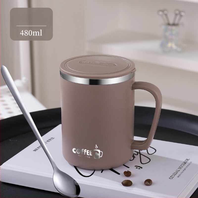 304 nerūdijančio plieno puodelis, dvigubo sluoksnio izoliuotas pieno puodelis, apsaugantis nuo kritimo, vandens puodelis su dangteliu, arbatos puodelis, biuro darbuotojo kavos puodelis