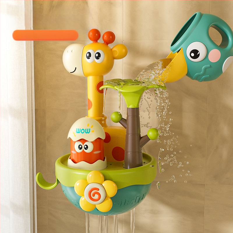 Bērnu ūdens ziedēšanas vannas rotaļlietas mazuļiem, dušas ūdens strūkla, mazuļi, zēni un meitenes, spēlējas ar ūdeni, mazi, vairumtirdzniecība