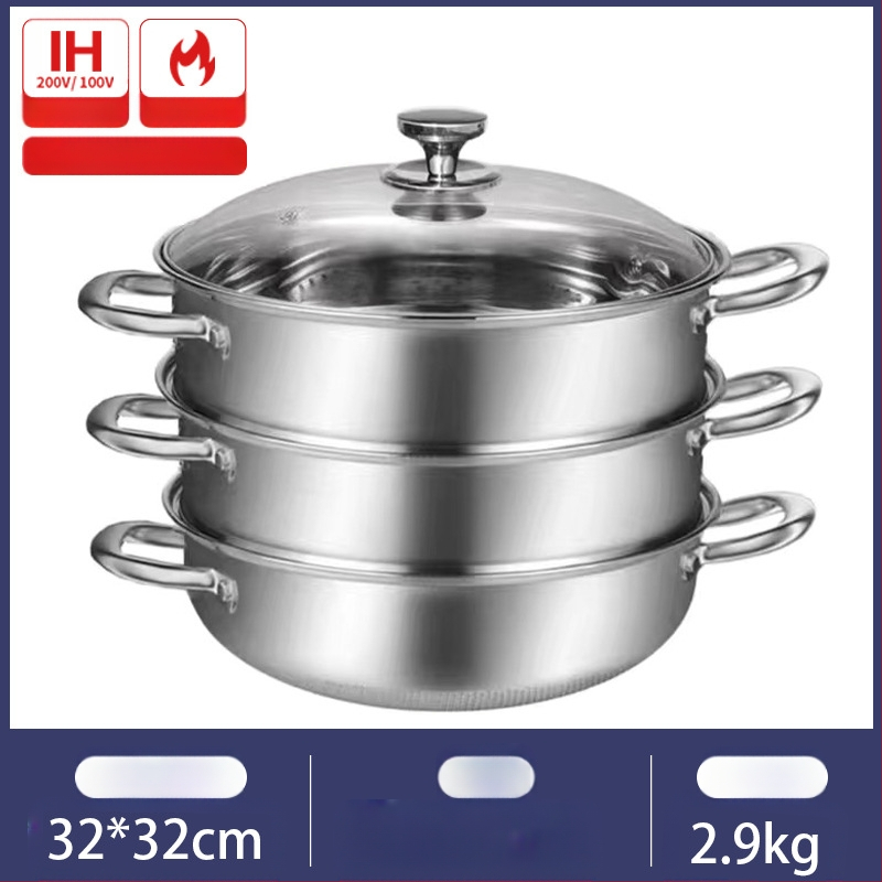 Specialus sriubos puodas indukcinei viryklei, komercinis įgaubtas nerūdijančio plieno garintuvas, sriubos puodas, buitinis įgaubtas karšto puodo su magnetiniu apvaliu dugnu puodas