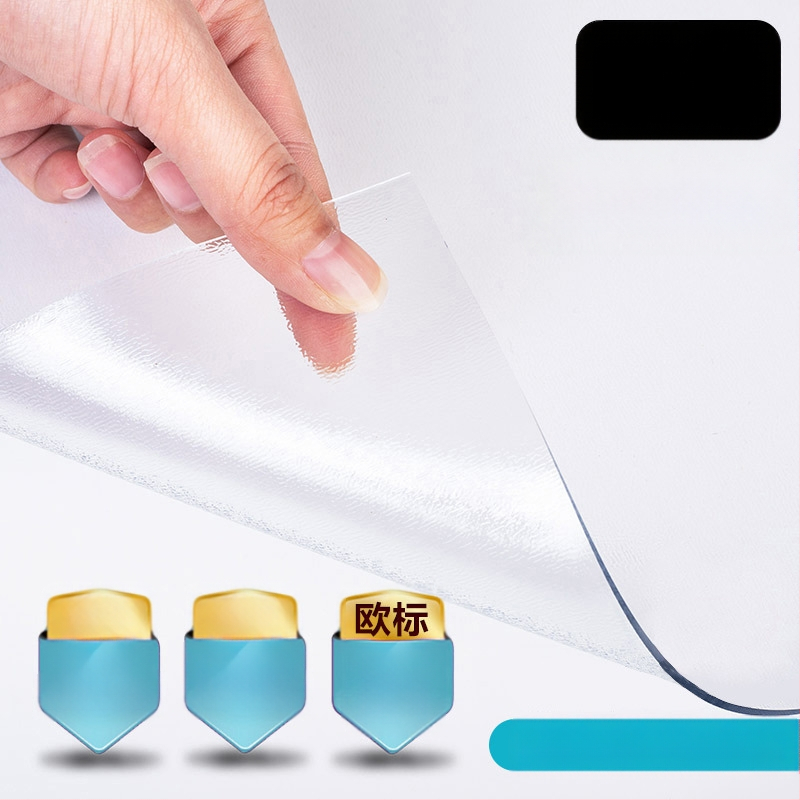 Veekindel ja õlikindel pesukindel läbipaistev paks kohvilaua alus, laua kaitsekile, pehmest plastist klaasist laudlina