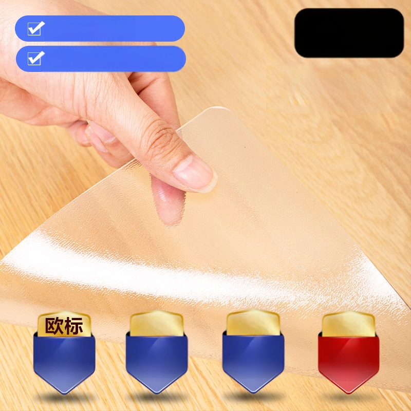 Veekindel ja õlikindel pesukindel läbipaistev paks kohvilaua alus, laua kaitsekile, pehmest plastist klaasist laudlina