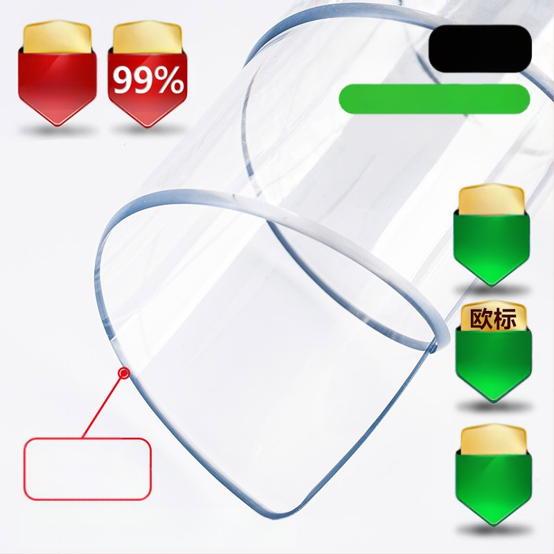 Veekindel ja õlikindel pesukindel läbipaistev paks kohvilaua alus, laua kaitsekile, pehmest plastist klaasist laudlina