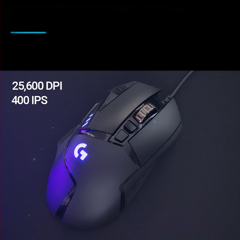 Logitech G502HERO Žičani miš za igre Master se Električni natjecateljski mehanički protuteža jedenje piletine cf makro programiranje raspakiranje