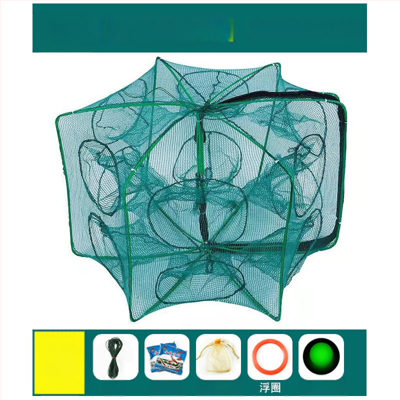 Kokkupandav krevetipüügivõrk, ainult sisse ja välja, angerjapüügivõrk, homaarivõrk, krevetivõrk, kalavõrk, krabipüügivõrk