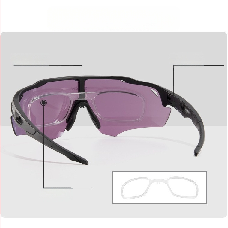 Scvcn täiskattega HD välistingimustes kasutatavate jalgrattasõiduprillide raami asendamine jalgratta mägironimise spordiprillide silmade kaitseks