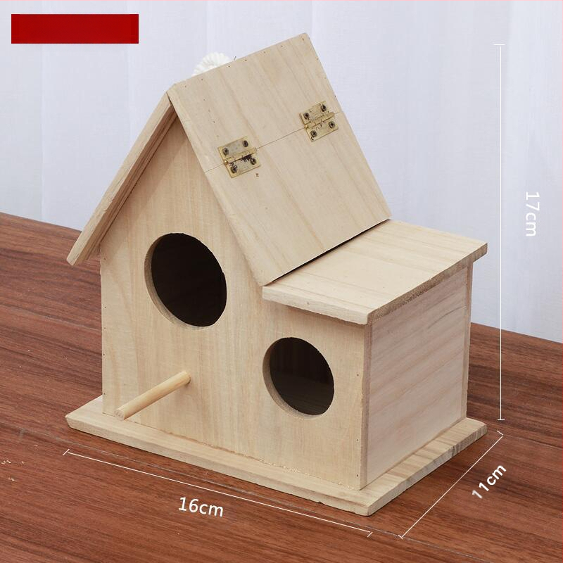 Linnupesa, papagoipesa, soe sigimiskast, õues kasutatav täispuidust rippuv pesa, linnumaja, tiigri nahast pojengist linnupesa, kooruv väike linnupesa