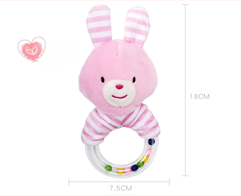 BBSKY mielas animacinis guminis rankos žiedas gyvūnas paršelis vienaragis permatomas rankos žiedas ankstyvojo ugdymo barškutis žaislas