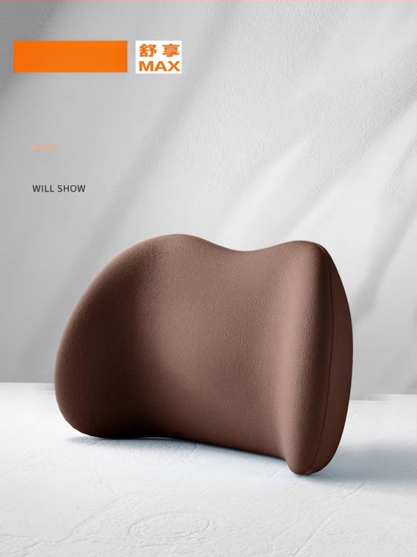 Vasarinė kvėpuojanti zomšos automobilio galvos atrama iš atminties putų kaklo pagalvė juosmens atlošo keturių metų laikų juosmens pagalvė sėdynės pagalvėlė atspausdintas logotipas