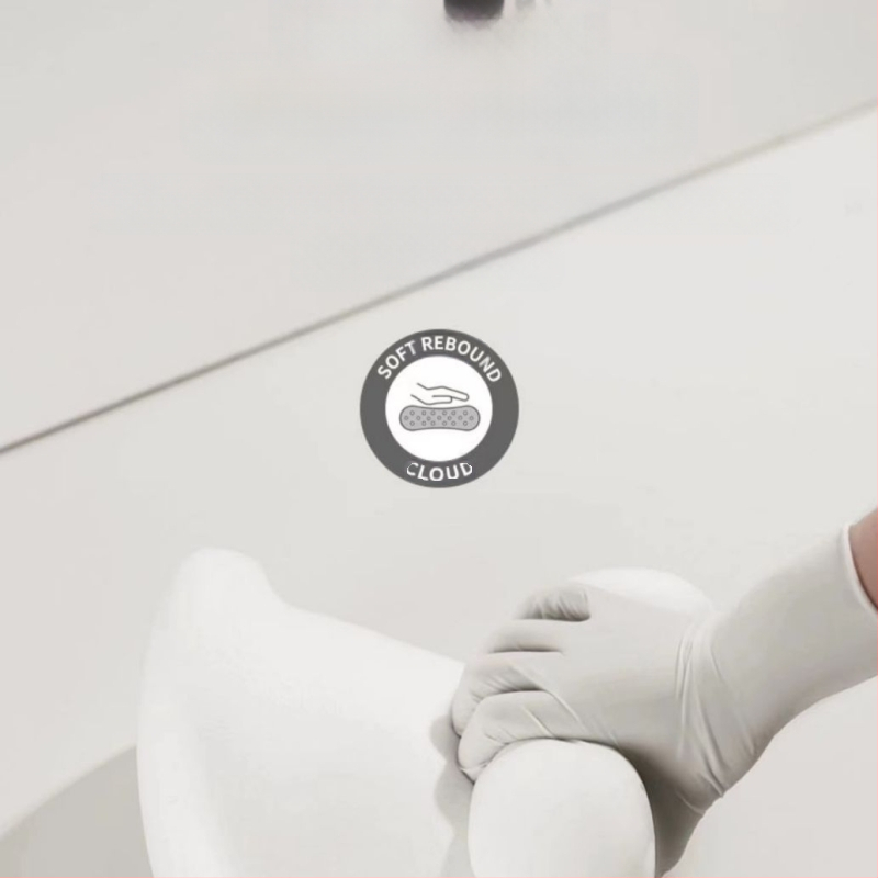 Vasarinė kvėpuojanti zomšos automobilio galvos atrama iš atminties putų kaklo pagalvė juosmens atlošo keturių metų laikų juosmens pagalvė sėdynės pagalvėlė atspausdintas logotipas