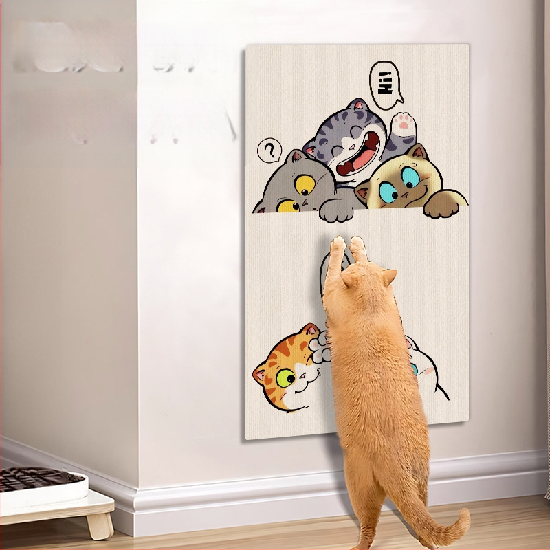 „Daifa“ naminių gyvūnėlių laipiojimo kilimėlio sienos lipdukas, lipnus prie sienos tvirtinamas katės laipiojimo kilimėlis, katės draskymo lenta, žaislas augintiniui