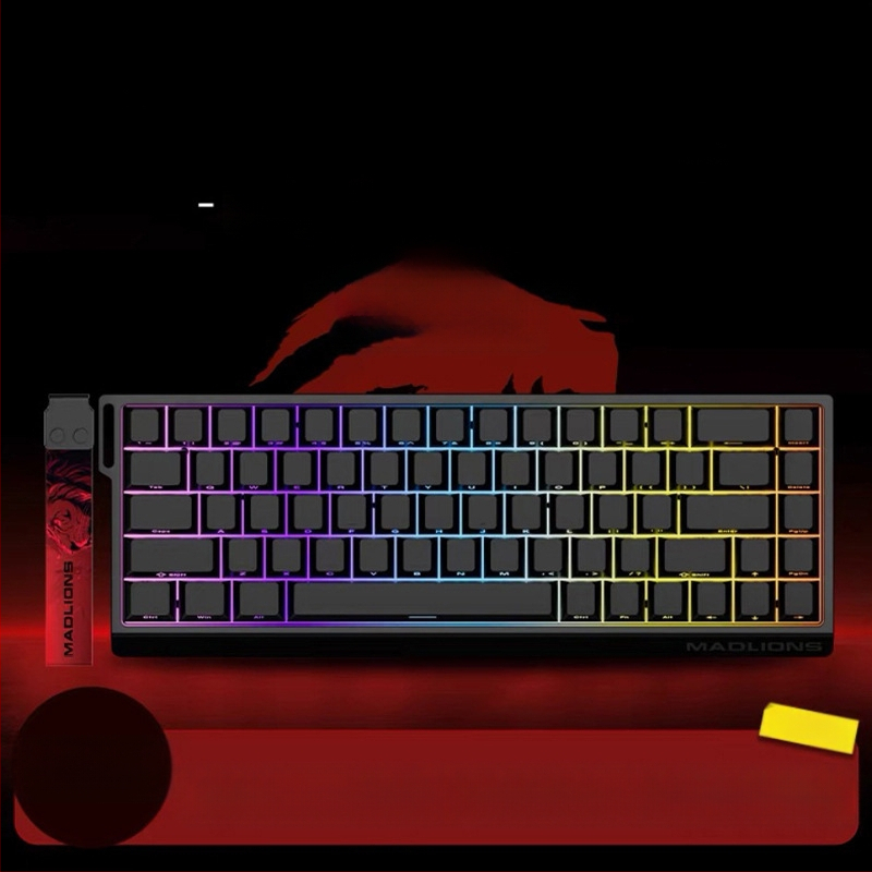 Kuumühendusega 68-minutilise viivitusega eSports HED60 klaviatuur, magnetiline telg, täisklahv, 68 klahvi, madal klahvistik, MA61