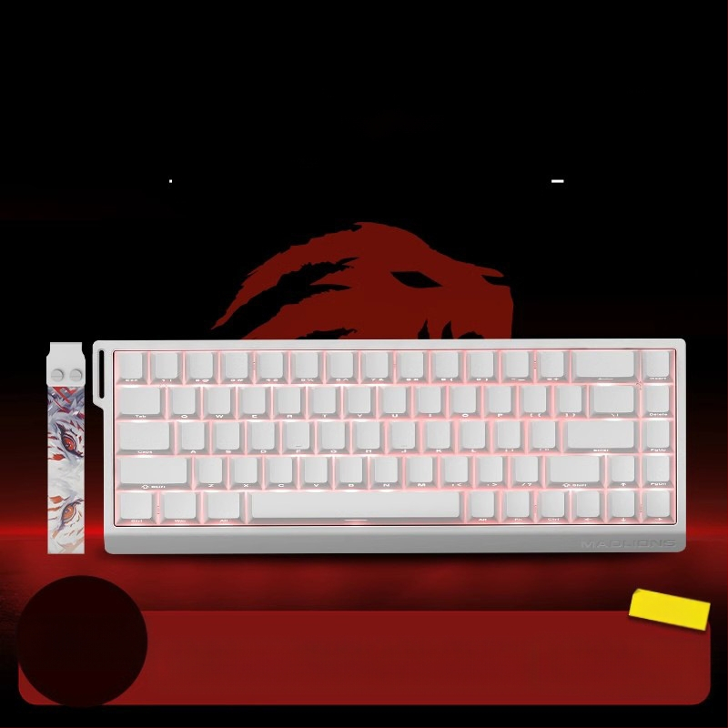 Kuumühendusega 68-minutilise viivitusega eSports HED60 klaviatuur, magnetiline telg, täisklahv, 68 klahvi, madal klahvistik, MA61