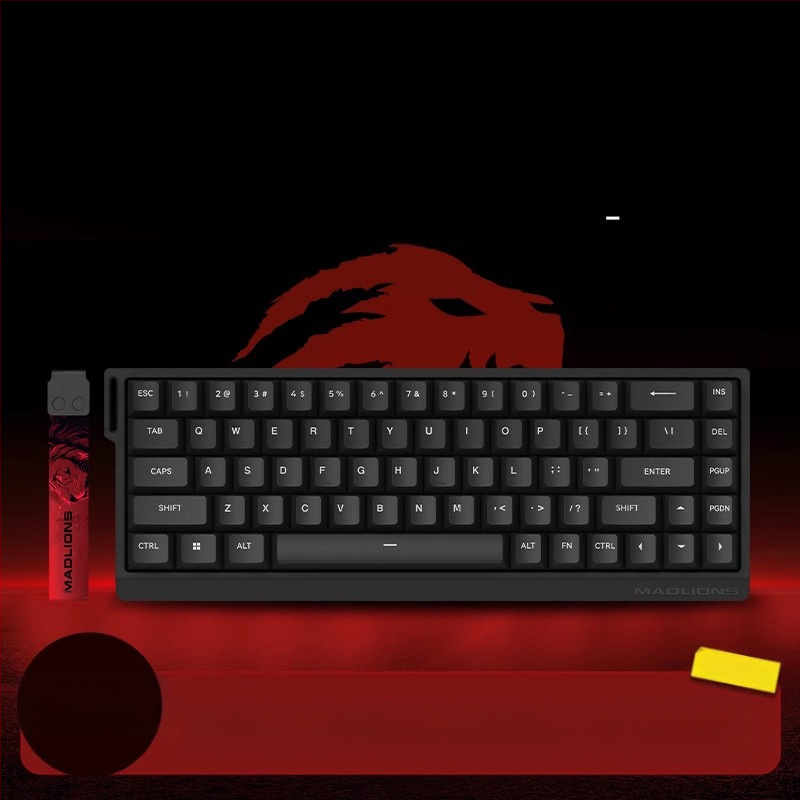 Kuumühendusega 68-minutilise viivitusega eSports HED60 klaviatuur, magnetiline telg, täisklahv, 68 klahvi, madal klahvistik, MA61