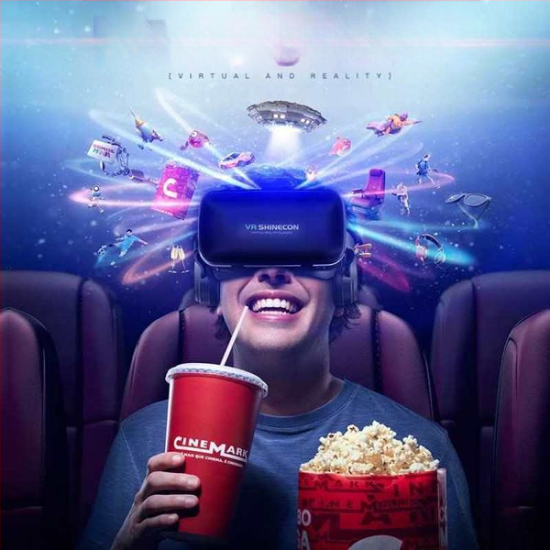 Ochelari de realitate virtuală all-in-one, actualizare generație 104D, poștă, telefon mobil, purtând oglindă magică, ochelari VR pentru jocuri, ar15